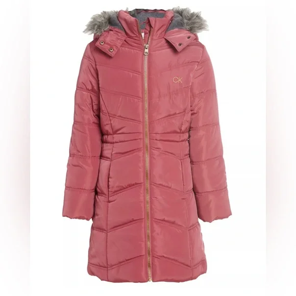 Calvin Klein Big Girls Aerial Jacket - Picture 1 of 3